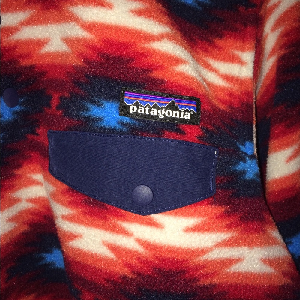 patagonia synchilla wild desert red